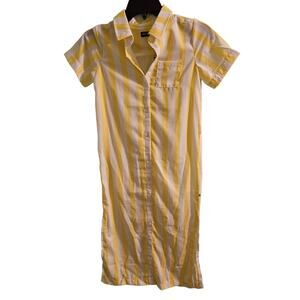 Awesome by Someone Kids Bright & Cheerful Yellow Shirt Dress Size 140 / 10 Girl